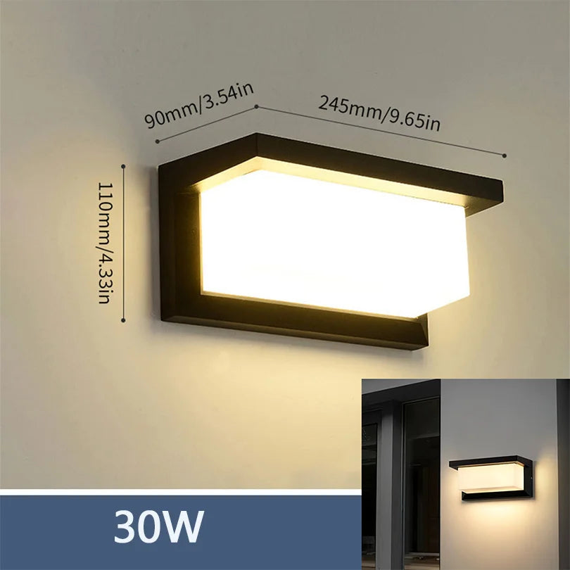 Outdoor LED Wall Light with Motion Sensor