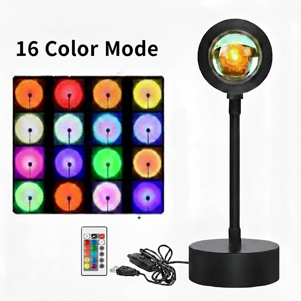 Aura Sunset Projection Lamp