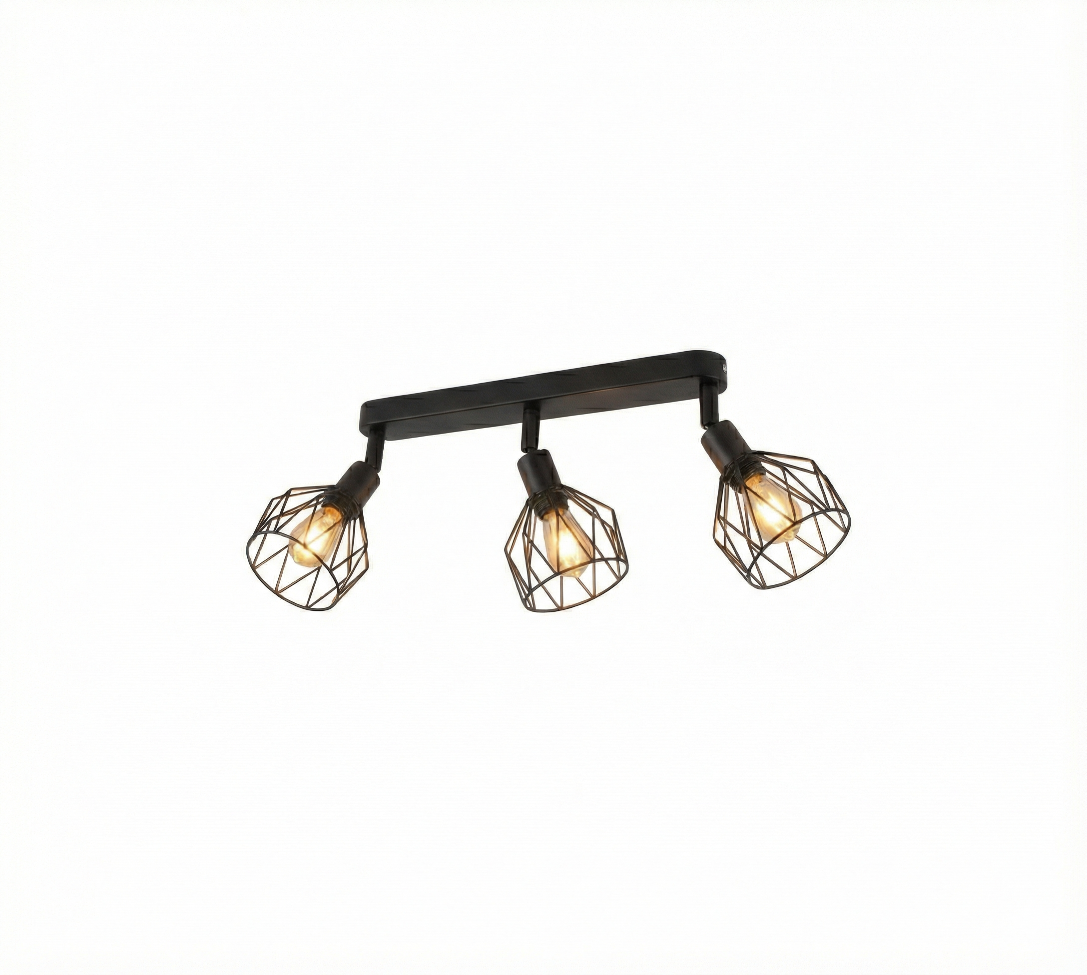 Black Iron LED Ceiling Light