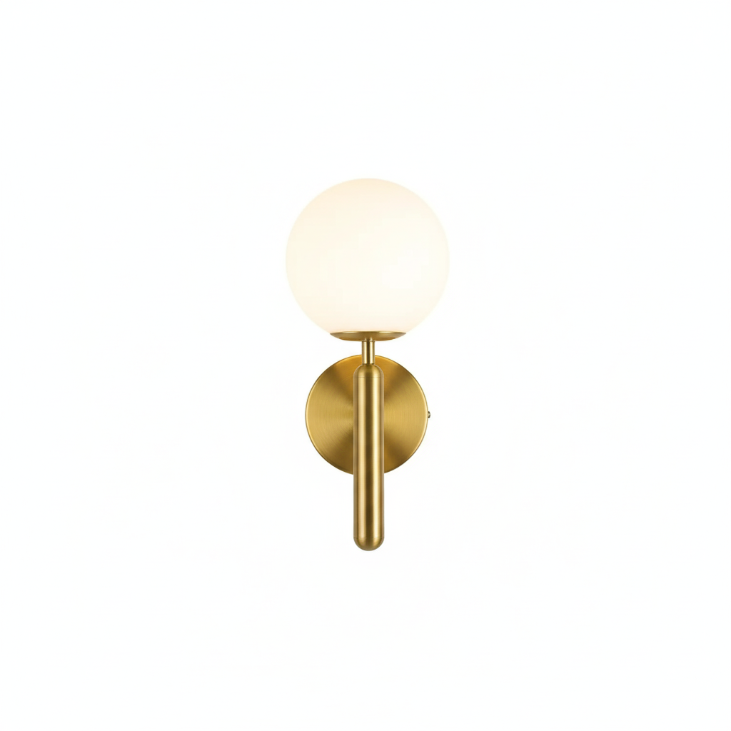 Modern Globe Wall Light Fixture