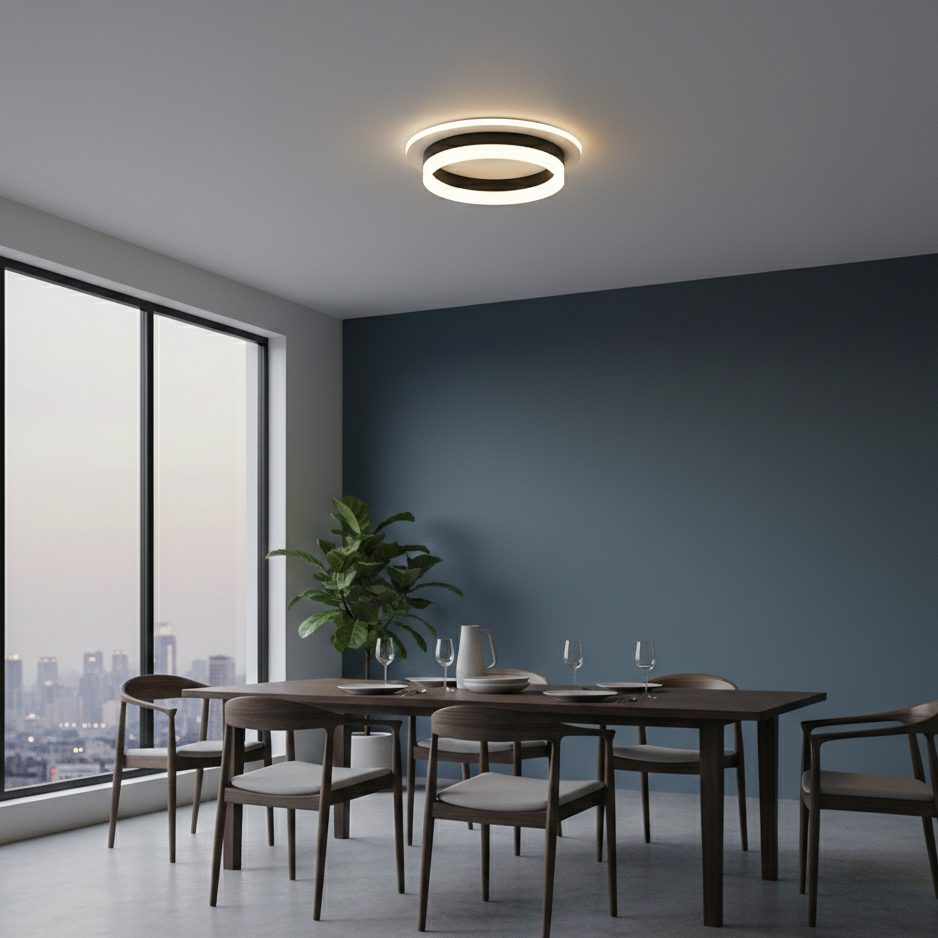 Modern LED Geometric Ceiling Light