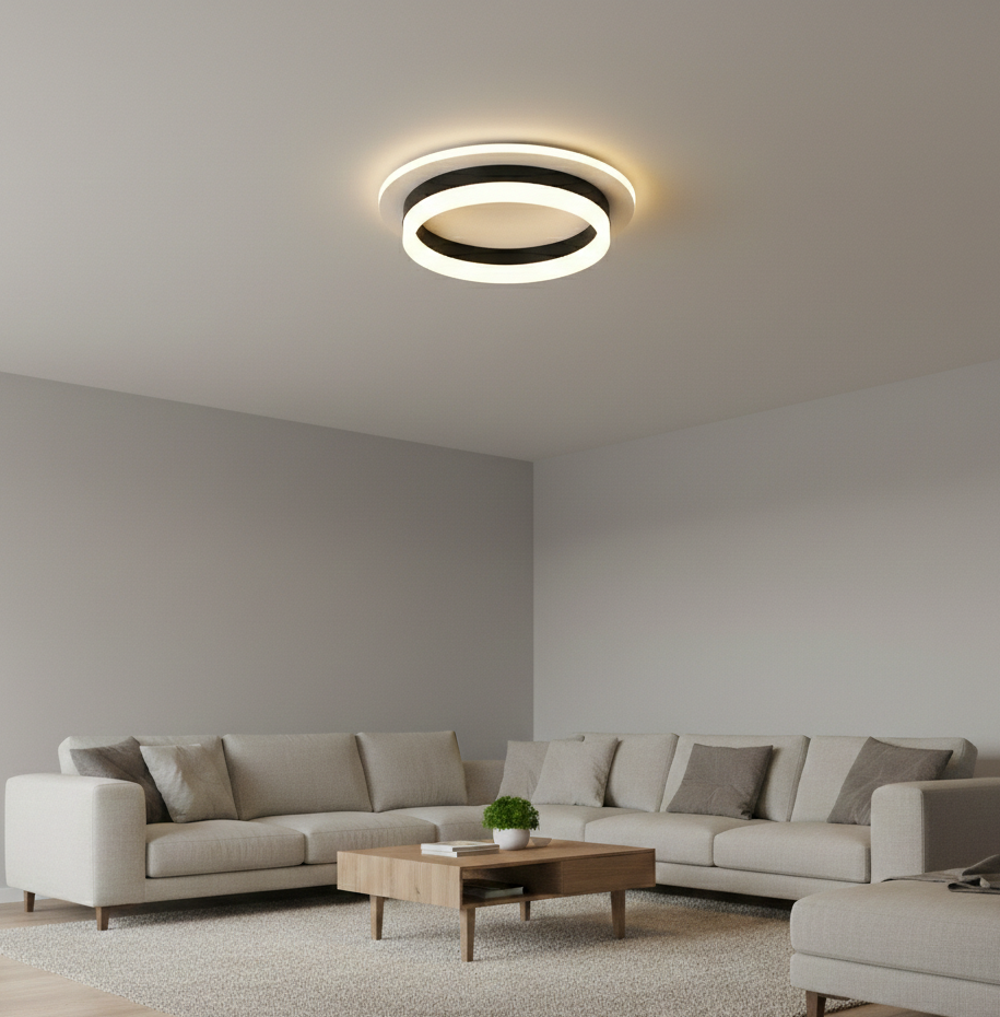Modern LED Geometric Ceiling Light