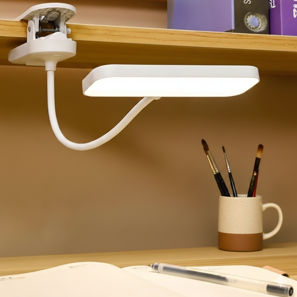 Clip-On LED Desk Lamp