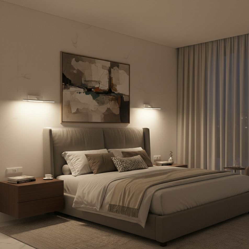 330° Rotating Bedside Wall Lamp