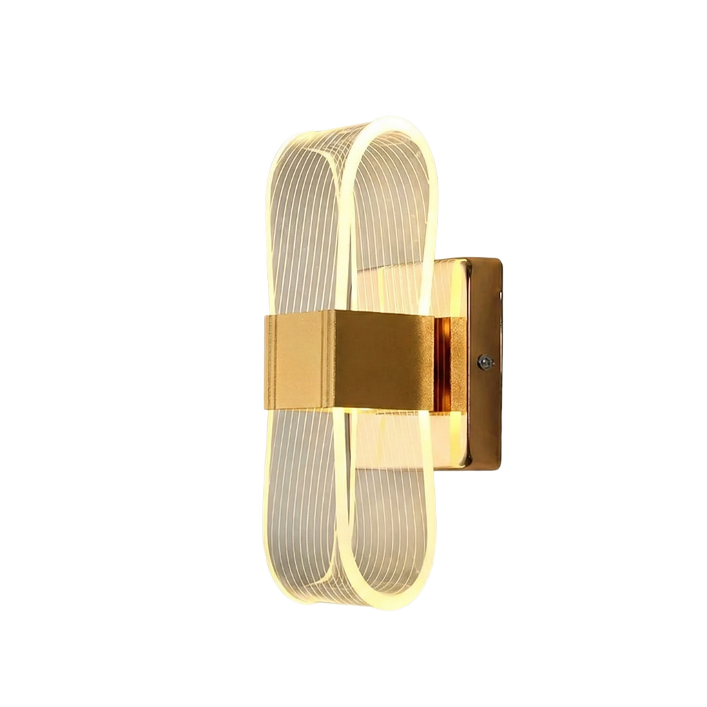 Modern Gold LED Wall Light – Up & Down