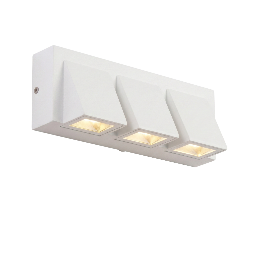 Modern Geometric LED Wall Light (Single or Triple Head)