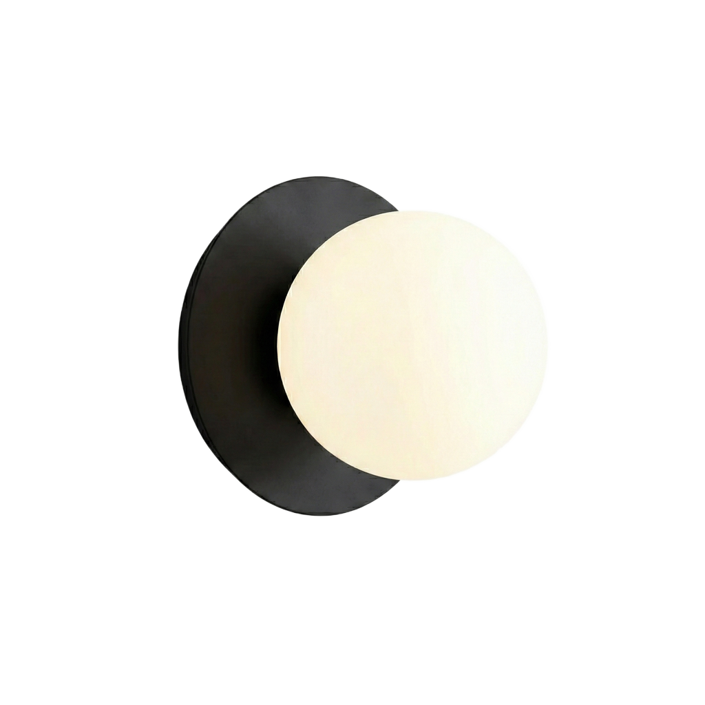 Modern Glass Globe Wall Lamp