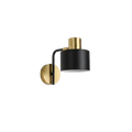 Modern Wall Light - Black & Gold Fixture