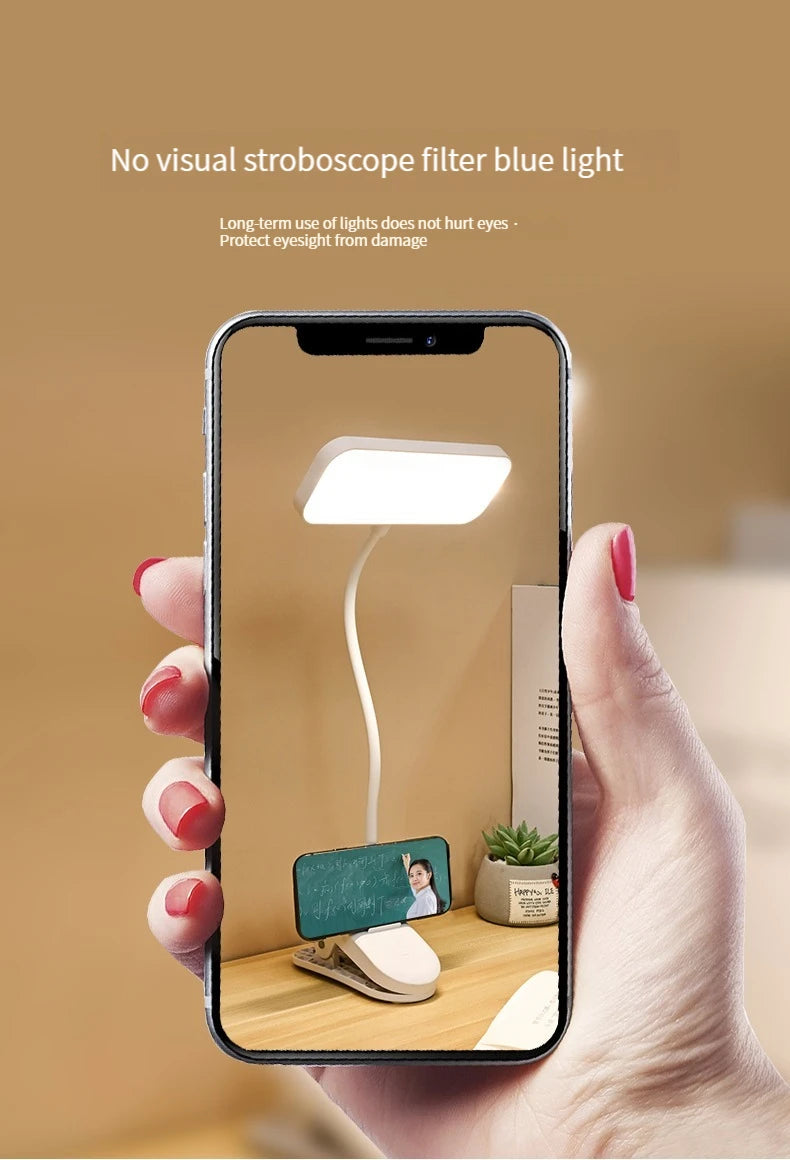Clip-On LED Desk Lamp