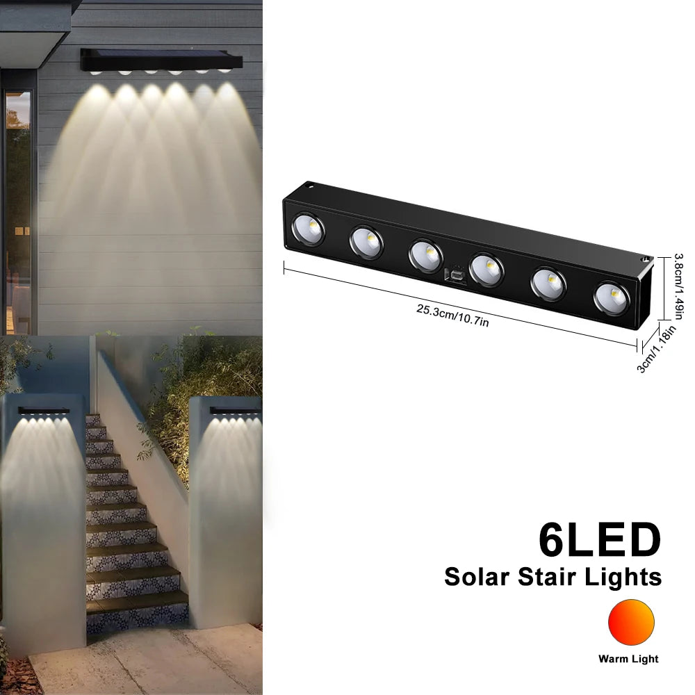Solar LED Outdoor Wall Light