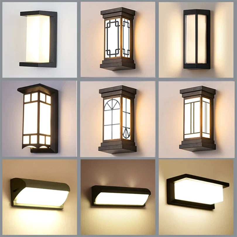 Outdoor LED Wall Light with Motion Sensor