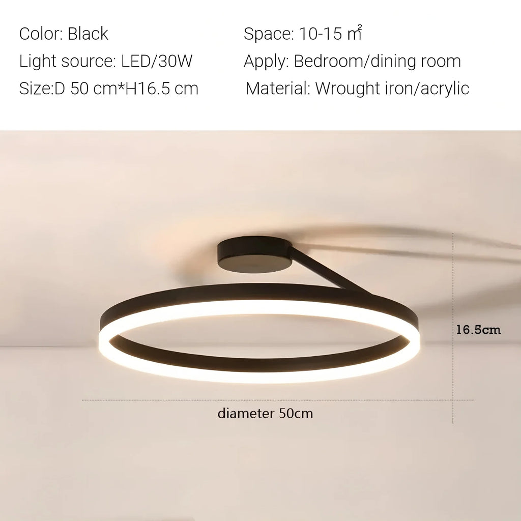 Modern LED Ring Ceiling Light