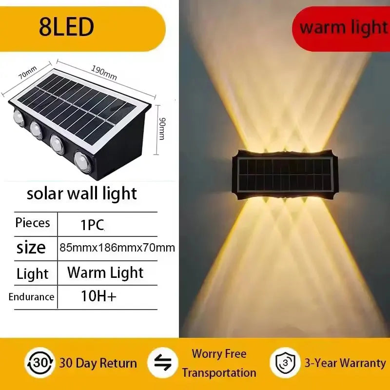 Solar Up & Down Wall Light