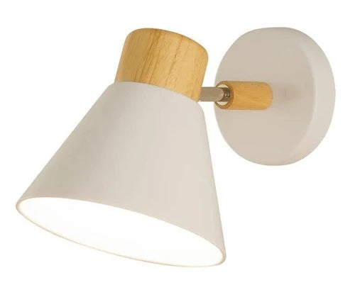 Modern Wood & Metal Wall Sconce