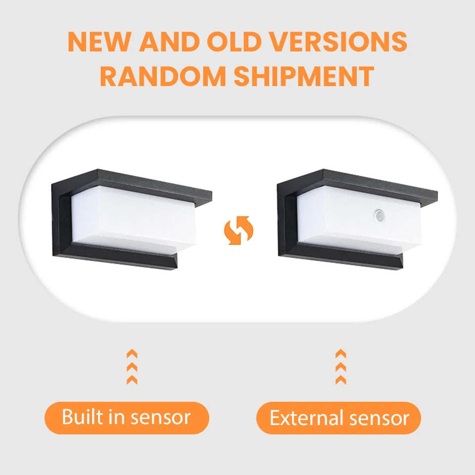 Outdoor LED Wall Light with Motion Sensor