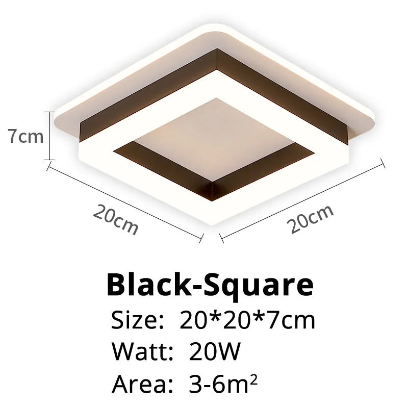 Modern LED Geometric Ceiling Light