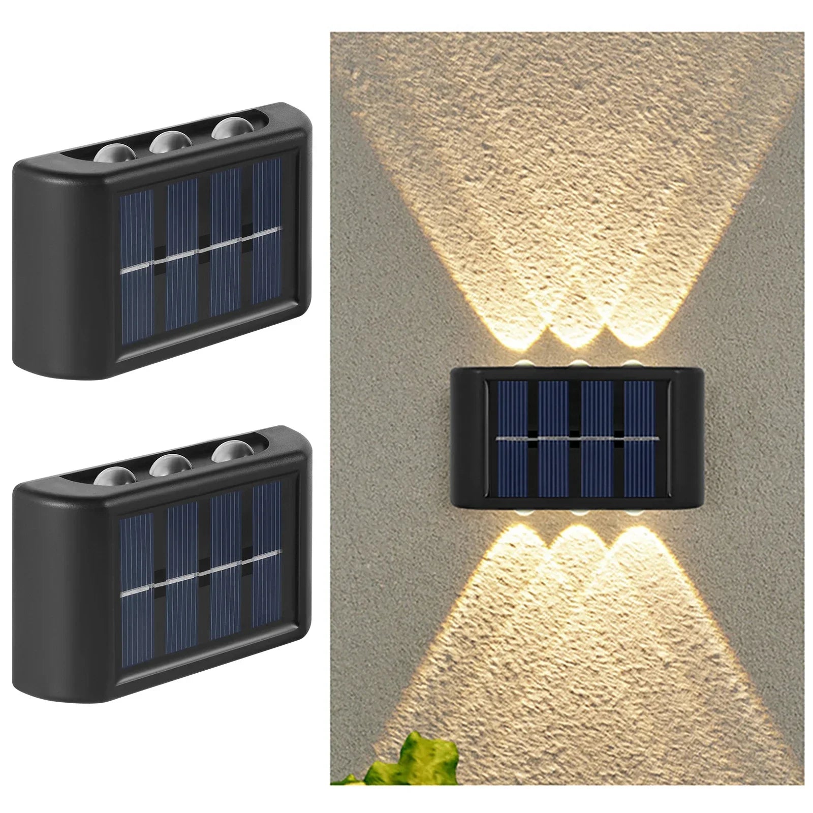 Solar Up & Down Outdoor Wall Light