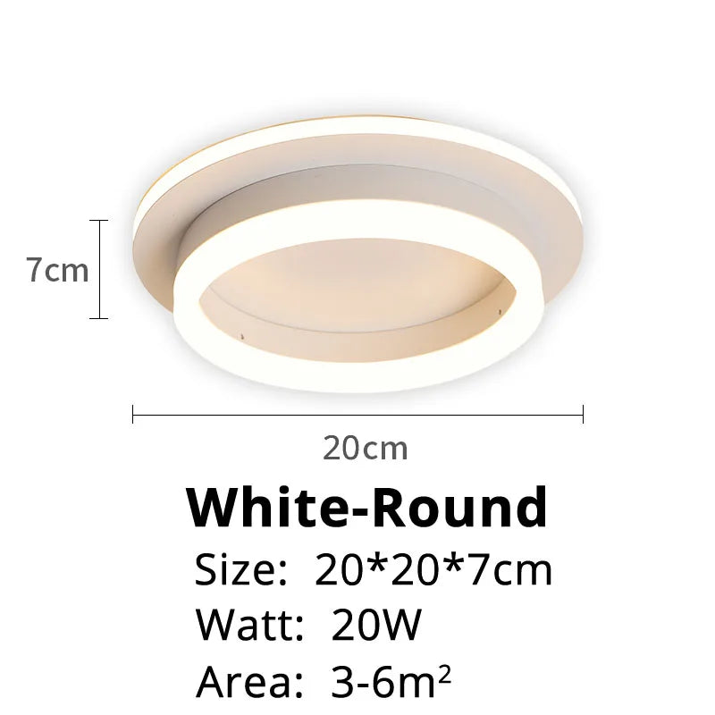 Modern LED Geometric Ceiling Light