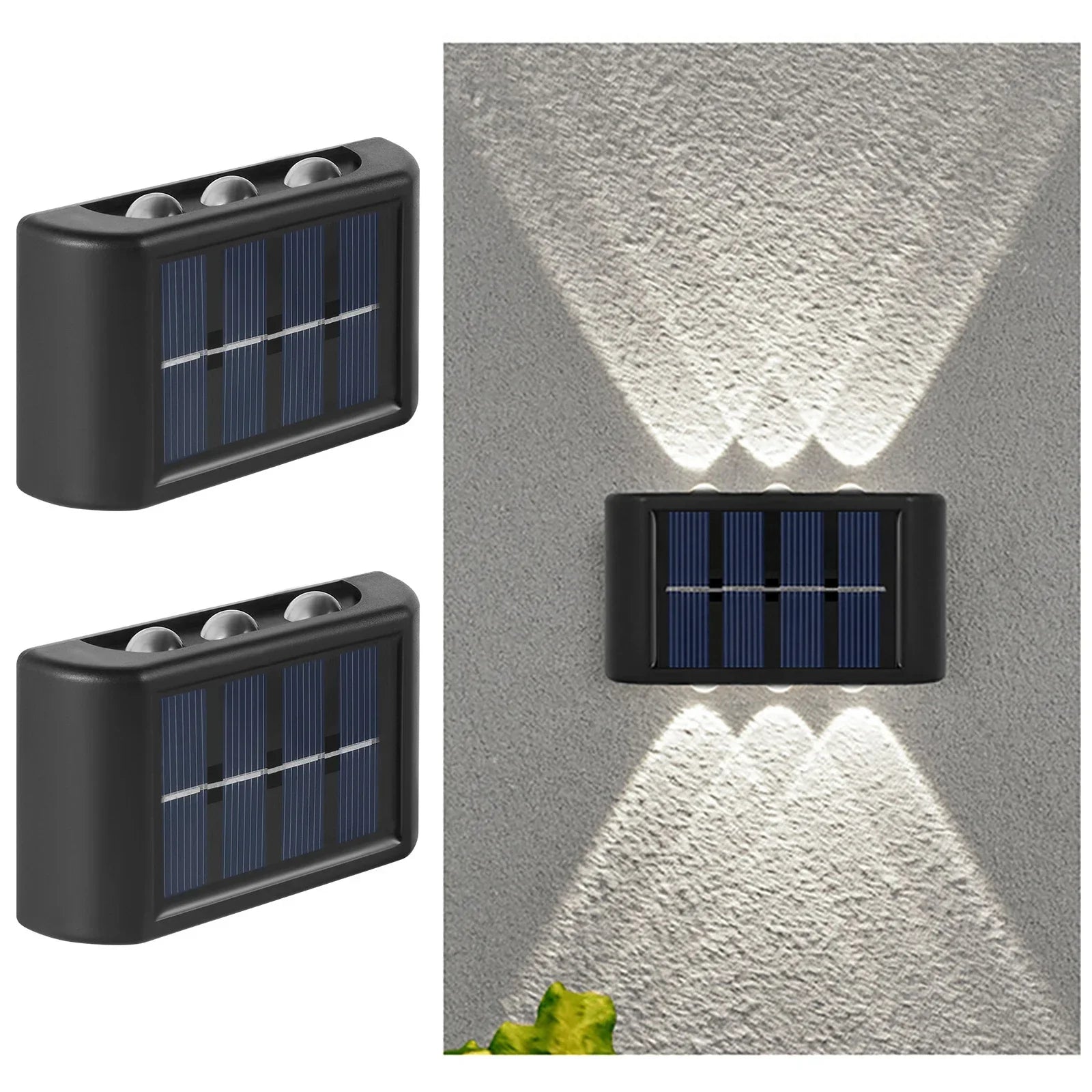 Solar Up & Down Outdoor Wall Light