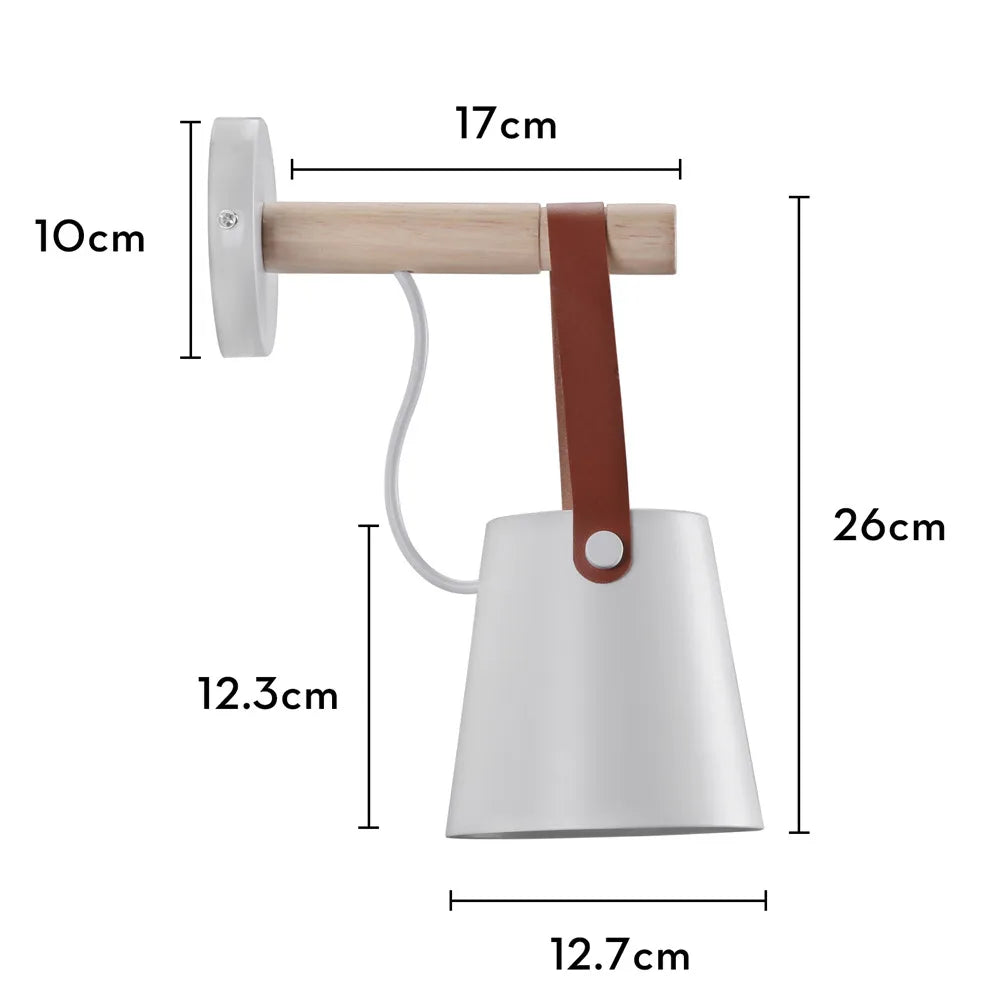 Modern Wood & Metal Wall Sconce