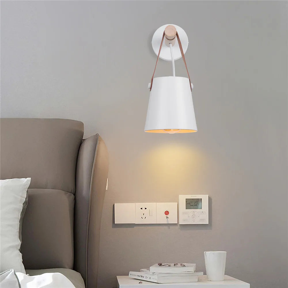 Modern Wood & Metal Wall Sconce