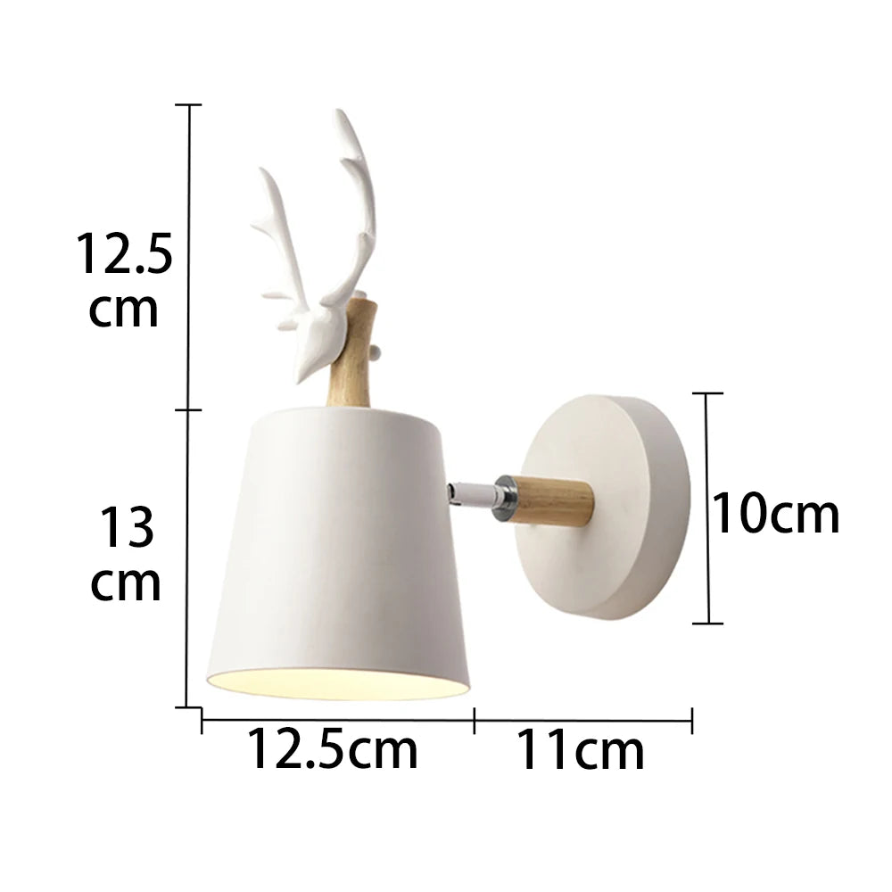 Modern Wood & Metal Wall Sconce