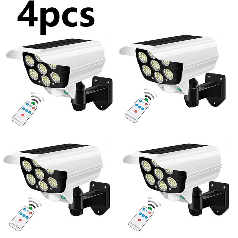 Solar Camera-Style Motion Sensor Wall Light