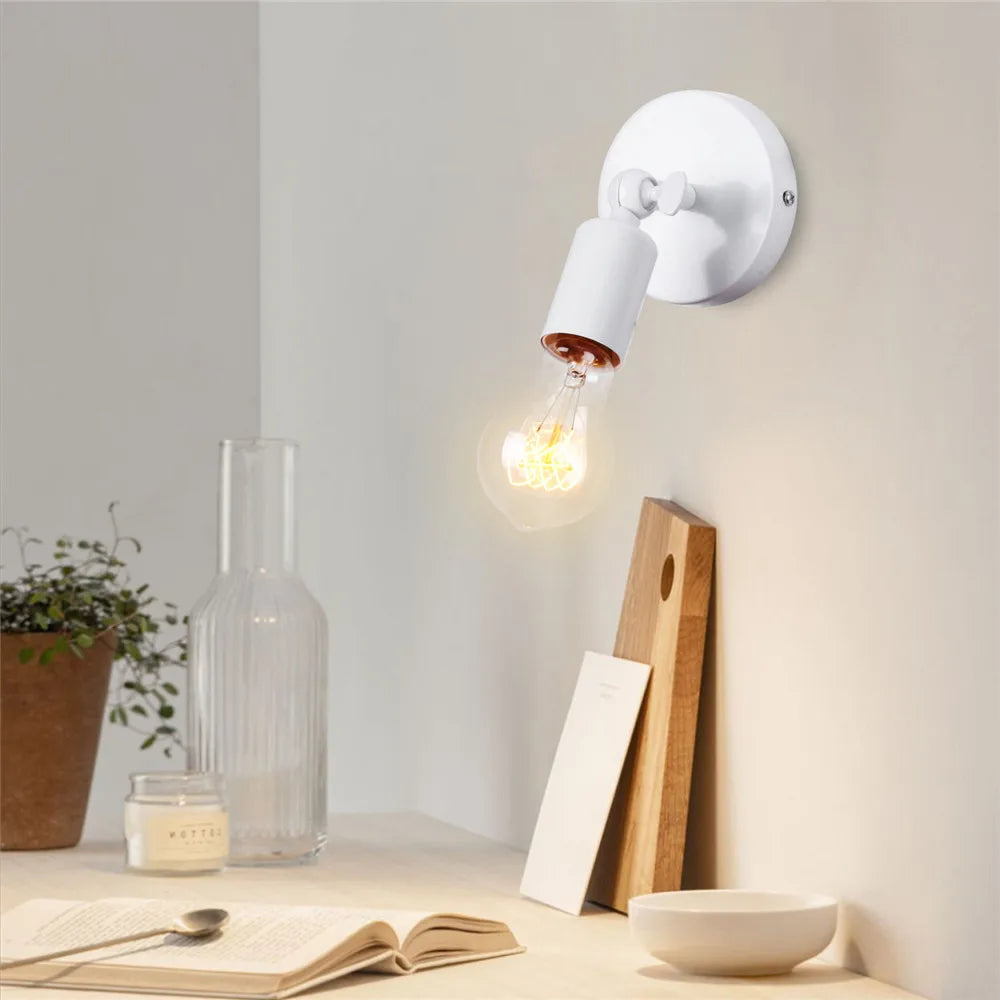 Modern Wood & Metal Wall Sconce