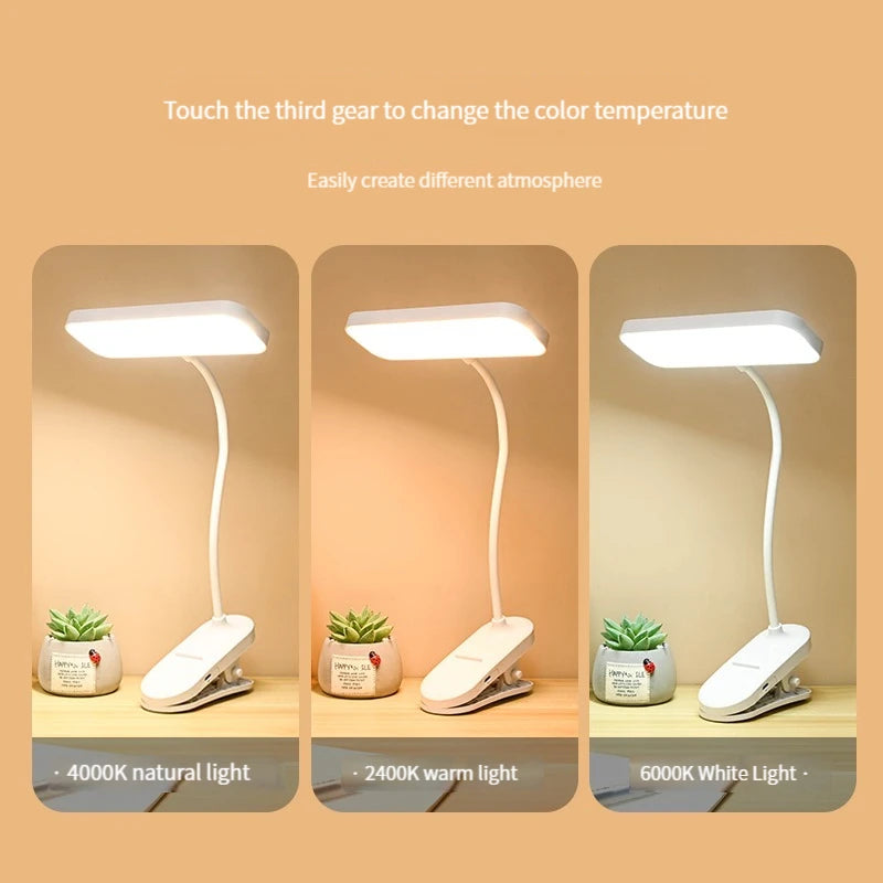 Clip-On LED Desk Lamp
