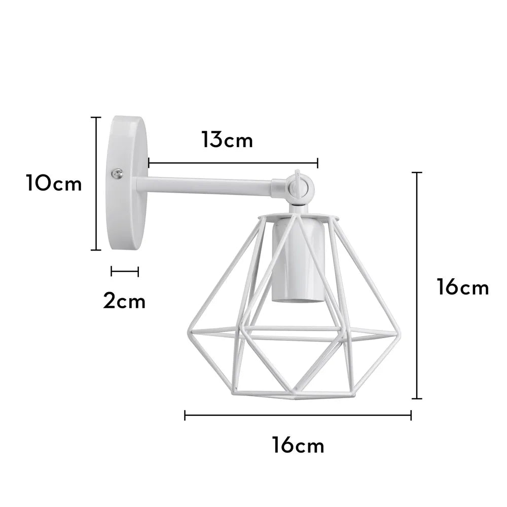 Modern Wood & Metal Wall Sconce