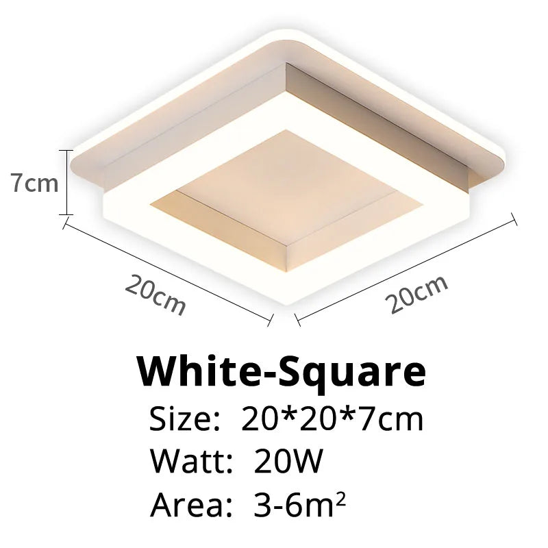 Modern LED Geometric Ceiling Light