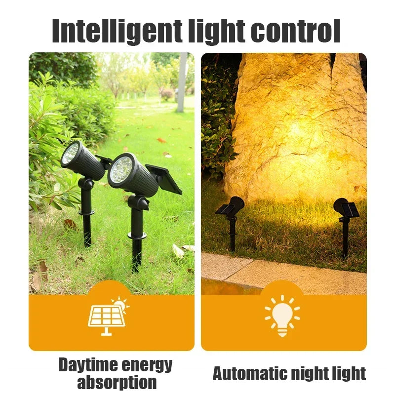 Solar LED Garden Spotlight