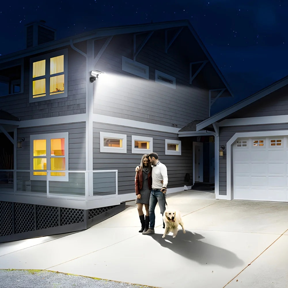 Solar Camera-Style Motion Sensor Wall Light