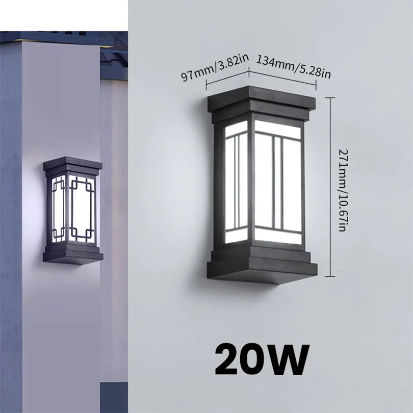 Outdoor LED Wall Light with Motion Sensor