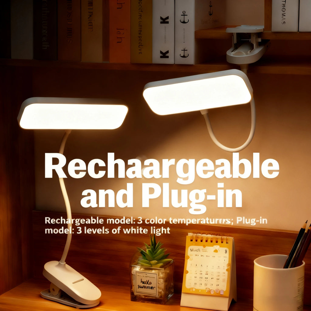 Clip-On LED Desk Lamp