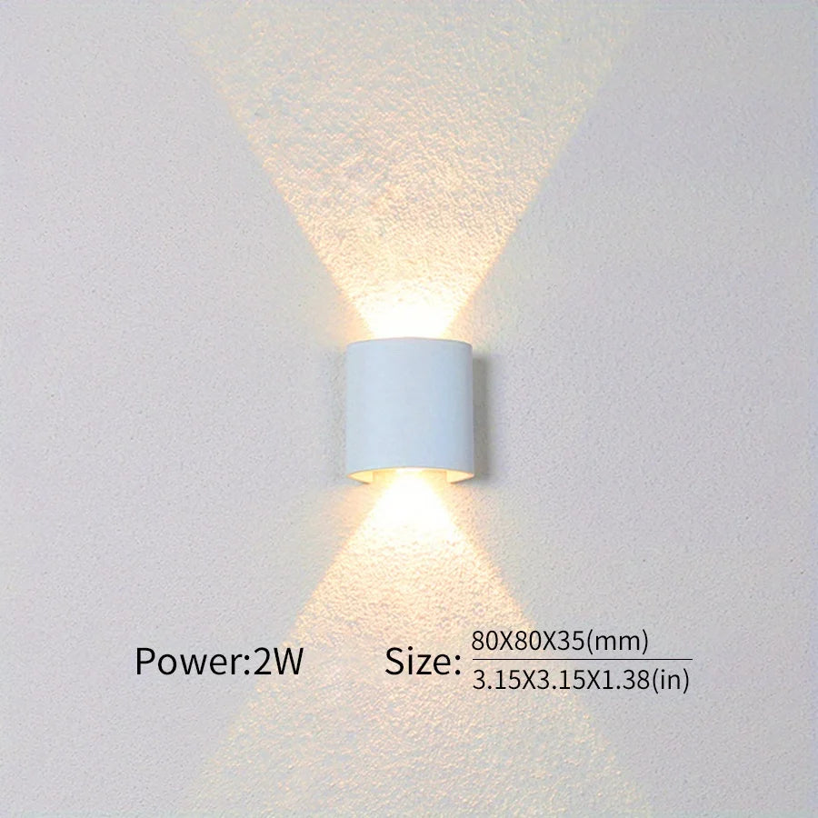 Modern Up & Down Outdoor LED Wall Light