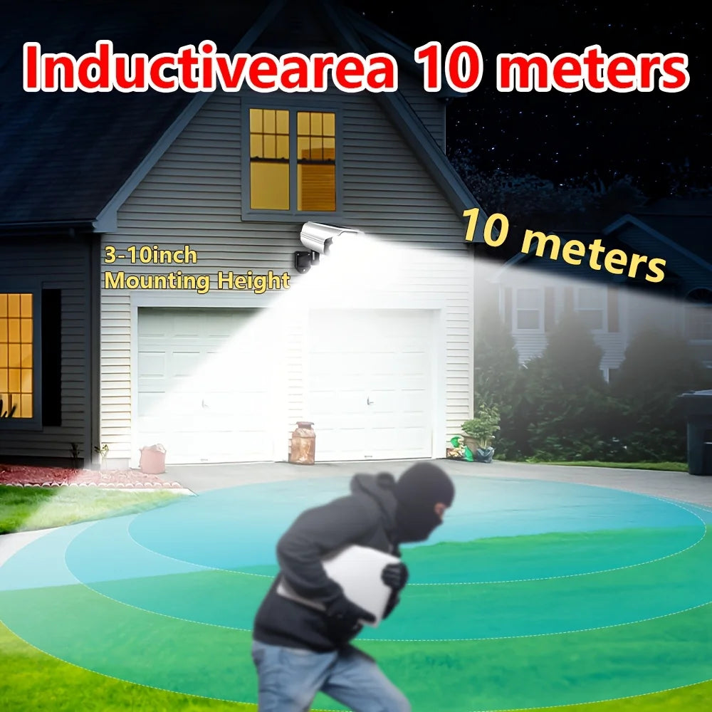 Solar Camera-Style Motion Sensor Wall Light