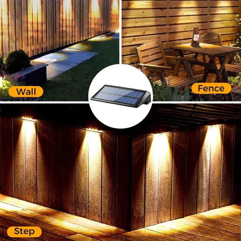 Solar LED Fence Light (2-pack)