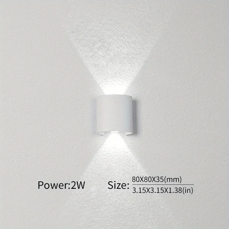 Modern Up & Down Outdoor LED Wall Light