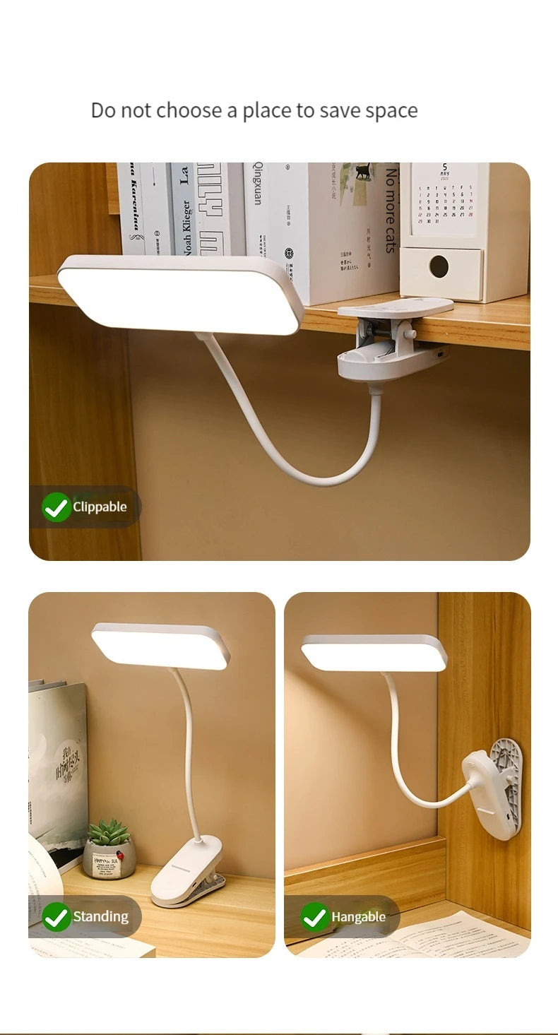Clip-On LED Desk Lamp