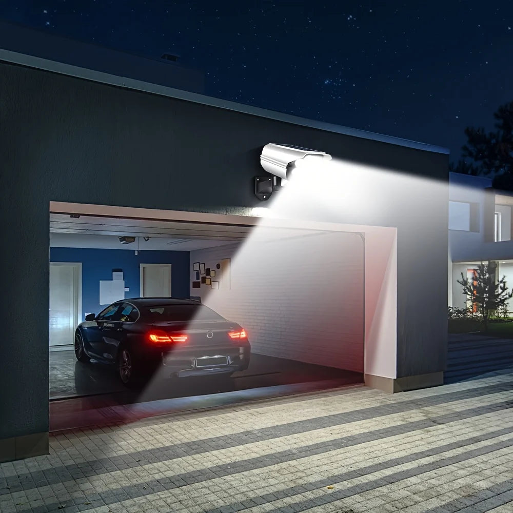 Solar Camera-Style Motion Sensor Wall Light
