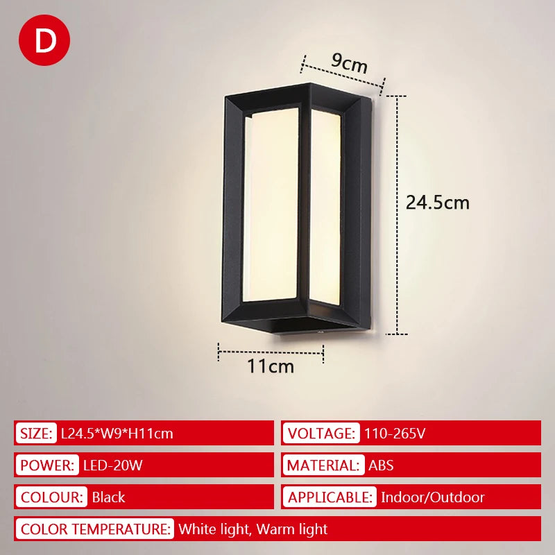 Motion Sensor Outdoor Wall Light