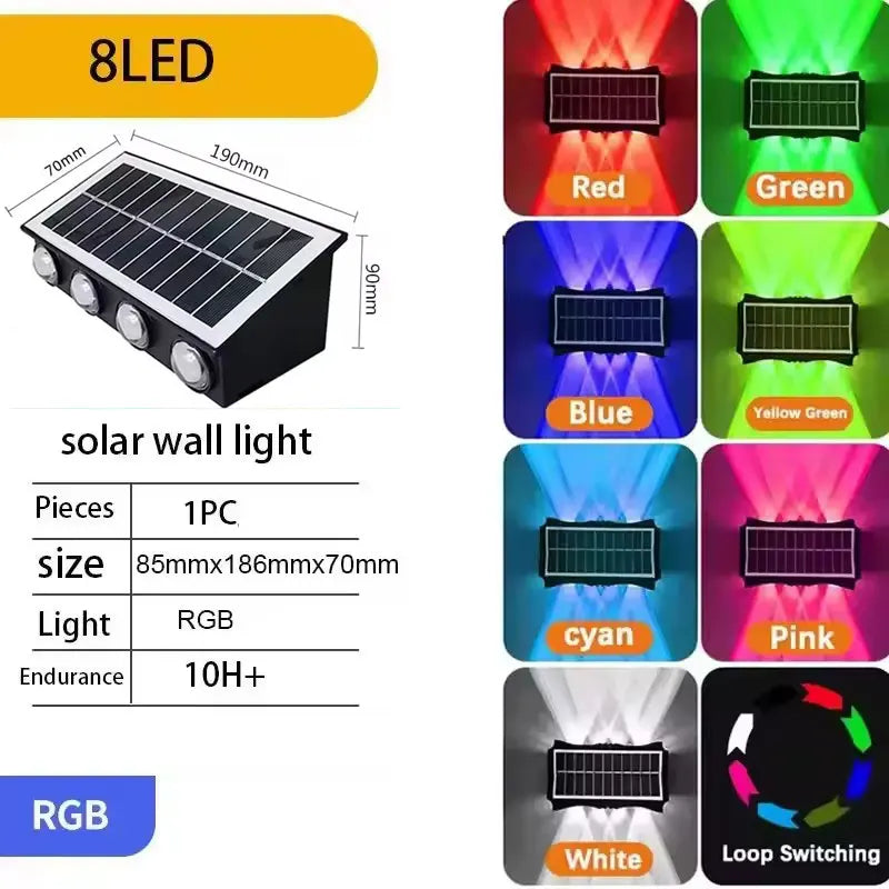 Solar Up & Down Wall Light