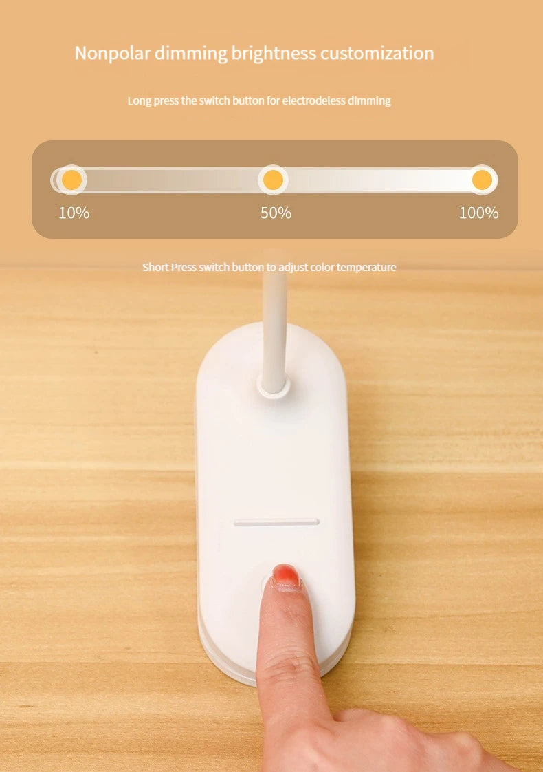 Clip-On LED Desk Lamp