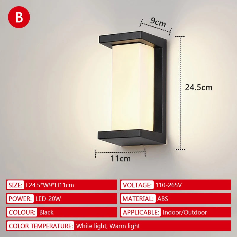 Motion Sensor Outdoor Wall Light