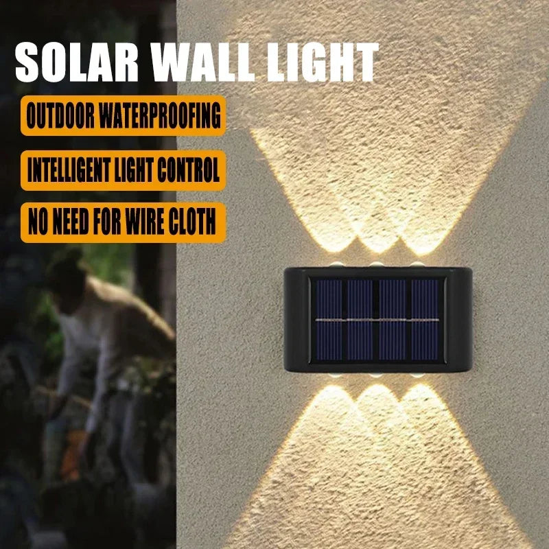 Solar Up & Down Outdoor Wall Light