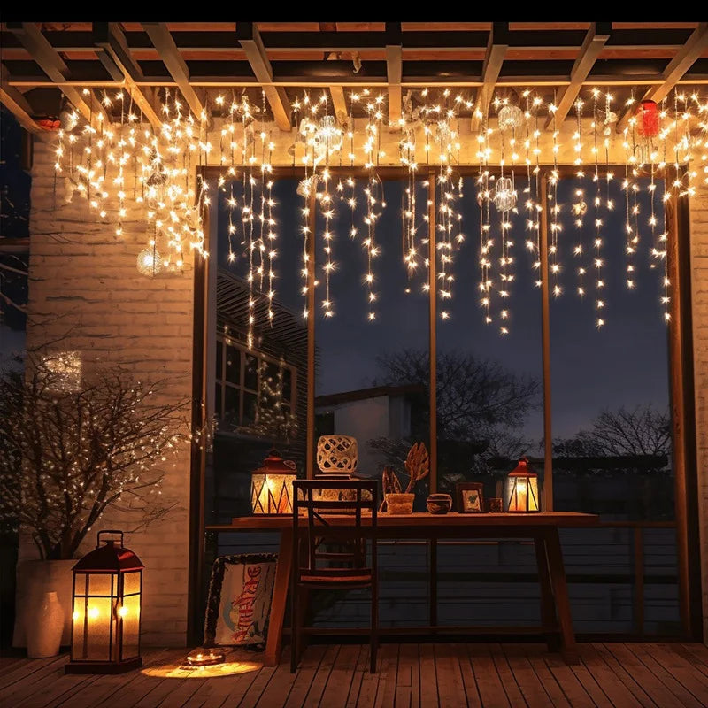 LED Ice Bar Curtain Light String