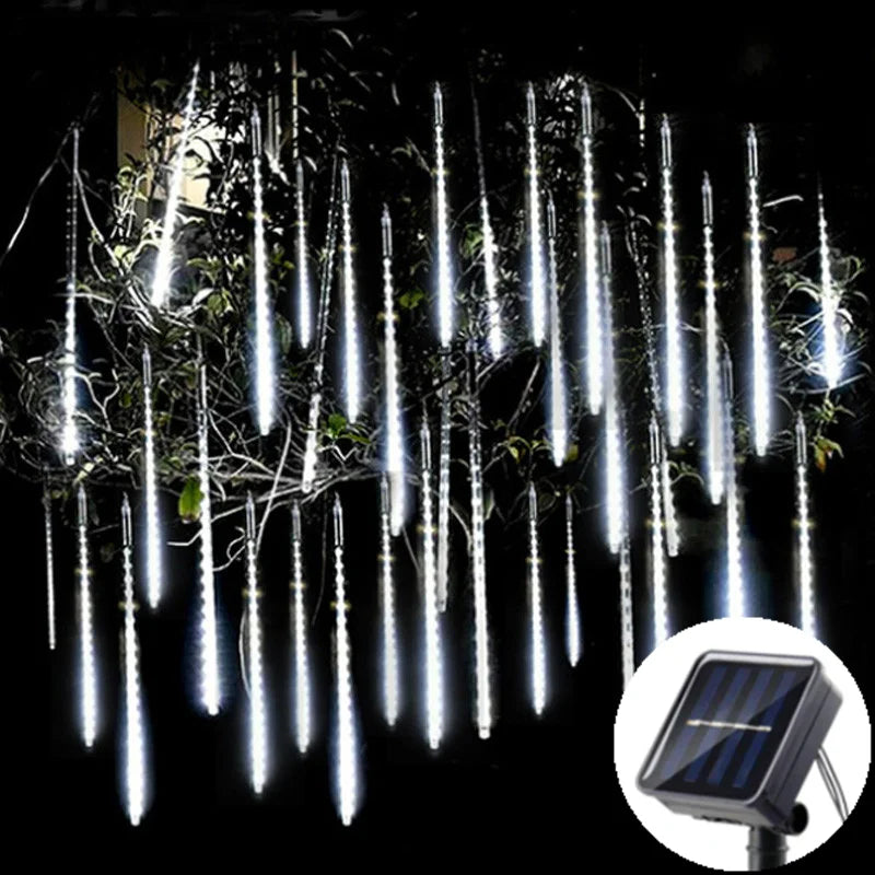 Solar LED Meteor Shower Light String