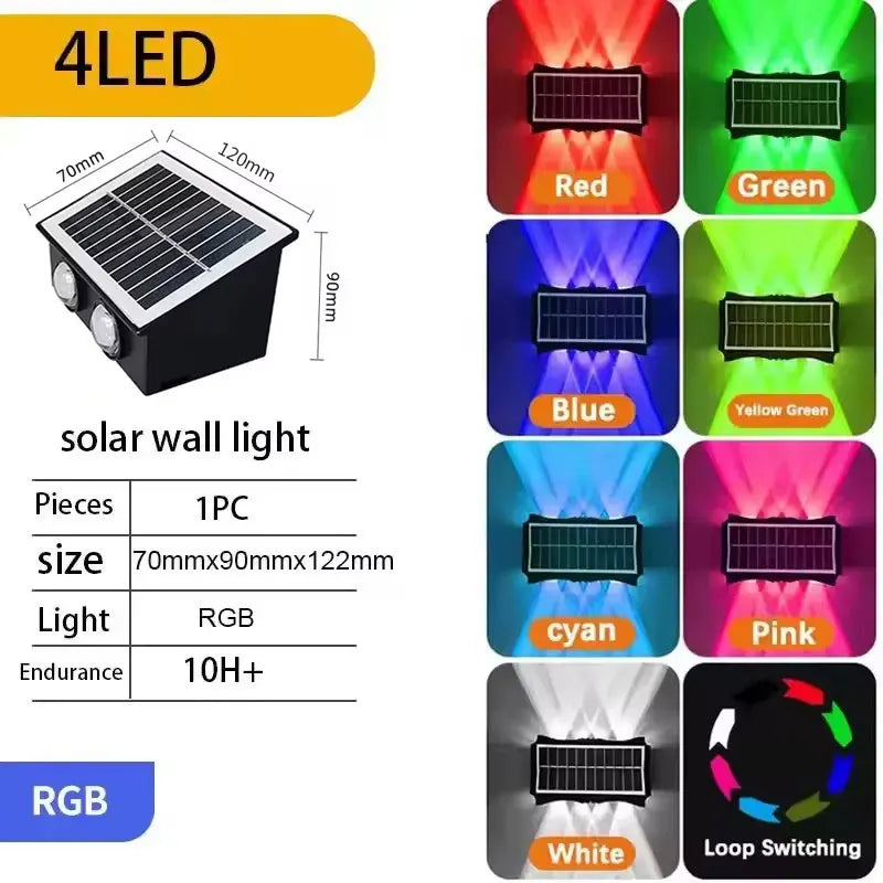 Solar Up & Down Wall Light