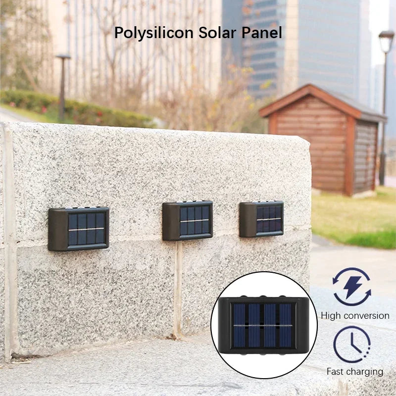 Solar Up & Down Outdoor Wall Light